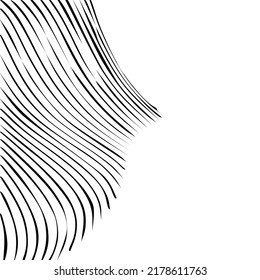 Afiche de arte minimalista geométrico con líneas. Resumen de diseño de patrones vectoriales para banner web, presentación de negocios, paquete de marca, impresión de tela, papel tapiz