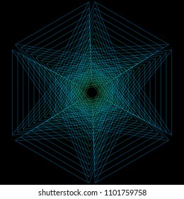 Geometry minimalistic artwork poster with simple shape and figure. Abstract vector pattern design in Scandinavian style for web banner, business presentation, branding package, fabric print, wallpaper