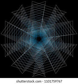 Geometry minimalistic artwork poster with simple shape and figure. Abstract vector pattern design in Scandinavian style for web banner, business presentation, branding package, fabric print, wallpaper