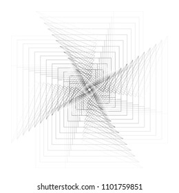 Geometry minimalistic artwork poster with simple shape and figure. Abstract vector pattern design in Scandinavian style for web banner, business presentation, branding package, fabric print, wallpaper