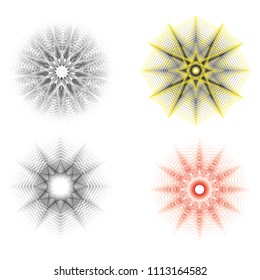 Geometry minimalistic artwork poster with simple shape and figure. Abstract vector pattern design in Scandinavian style for web banner, business presentation, branding package, fabric print, wallpaper