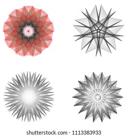 Geometry minimalistic artwork poster with simple shape and figure. Abstract vector pattern design in Scandinavian style for web banner, business presentation, branding package, fabric print, wallpaper