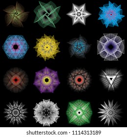 Geometry minimalistic artwork poster with simple shape and figure. Abstract vector pattern design in Scandinavian style for web banner, business presentation, branding package, fabric print, wallpaper