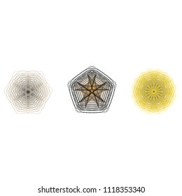 Geometry minimalistic artwork poster with simple shape and figure. Abstract vector pattern design in Scandinavian style for web banner, business presentation, branding package, fabric print, wallpaper