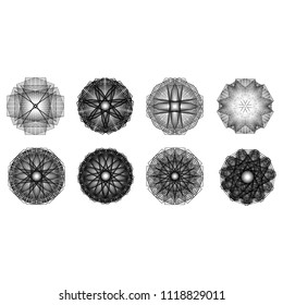 Geometry minimalistic artwork poster with simple shape and figure. Abstract vector pattern design in Scandinavian style for web banner, business presentation, branding package, fabric print, wallpaper