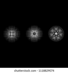 Geometry minimalistic artwork poster with simple shape and figure. Abstract vector pattern design in Scandinavian style for web banner, business presentation, branding package, fabric print, wallpaper