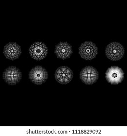 Geometry minimalistic artwork poster with simple shape and figure. Abstract vector pattern design in Scandinavian style for web banner, business presentation, branding package, fabric print, wallpaper