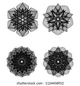 Geometry minimalistic artwork poster with simple shape and figure. Abstract vector pattern design in Scandinavian style for web banner, business presentation, branding package, fabric print, wallpaper
