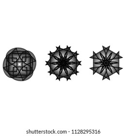 Geometry minimalistic artwork poster with simple shape and figure. Abstract vector pattern design in Scandinavian style for web banner, business presentation, branding package, fabric print, wallpaper