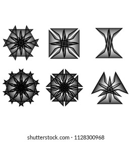 Geometry minimalistic artwork poster with simple shape and figure. Abstract vector pattern design in Scandinavian style for web banner, business presentation, branding package, fabric print, wallpaper