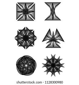 Geometry minimalistic artwork poster with simple shape and figure. Abstract vector pattern design in Scandinavian style for web banner, business presentation, branding package, fabric print, wallpaper