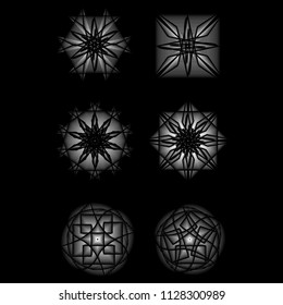 Geometry minimalistic artwork poster with simple shape and figure. Abstract vector pattern design in Scandinavian style for web banner, business presentation, branding package, fabric print, wallpaper