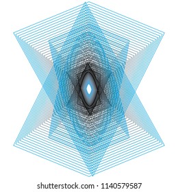 Geometry minimalistic artwork poster with simple shape and figure. Abstract vector pattern design in Scandinavian style for web banner, business presentation, branding package, fabric print, wallpaper