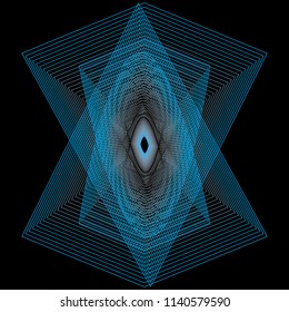 Geometry minimalistic artwork poster with simple shape and figure. Abstract vector pattern design in Scandinavian style for web banner, business presentation, branding package, fabric print, wallpaper