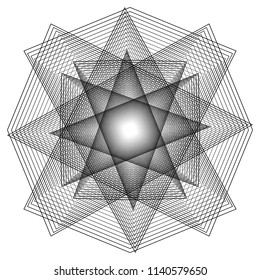 Geometry minimalistic artwork poster with simple shape and figure. Abstract vector pattern design in Scandinavian style for web banner, business presentation, branding package, fabric print, wallpaper