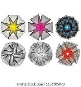 Geometry minimalistic artwork poster with simple shape and figure.