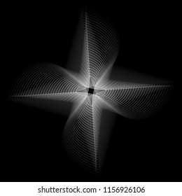 Geometry minimalistic artwork poster with simple shape and figure. Abstract vector pattern design in Scandinavian style for web banner, business presentation, branding package, fabric print, wallpaper