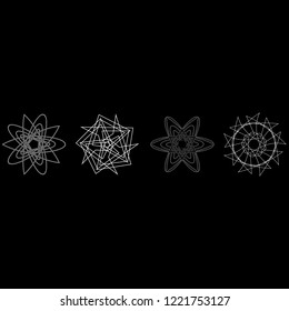 Geometry minimalistic artwork poster with simple shape and figure. Abstract vector pattern design in Scandinavian style for web banner, business presentation, branding package, fabric print, wallpaper