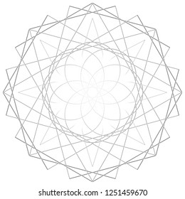Geometry minimalistic artwork poster with simple shape and figure. Abstract vector pattern design in Scandinavian style for web banner, business presentation, branding package, fabric print, wallpaper