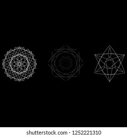 Geometry minimalistic artwork poster with simple shape and figure. Abstract vector pattern design in Scandinavian style for web banner, business presentation, branding package, fabric print, wallpaper