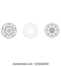 Geometry minimalistic artwork poster with simple shape and figure. Abstract vector pattern design in Scandinavian style for web banner, business presentation, branding package, fabric print, wallpaper
