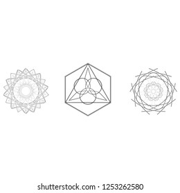 Geometry minimalistic artwork poster with simple shape and figure. Abstract vector pattern design in Scandinavian style for web banner, business presentation, branding package, fabric print, wallpaper
