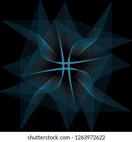 Geometry minimalistic artwork poster with simple shape and figure. Abstract vector pattern design in Scandinavian style for web banner, business presentation, branding package, fabric print, wallpaper