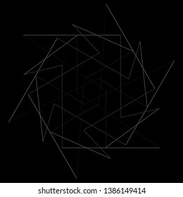 Geometry minimalistic artwork poster with simple shape and figure. Abstract vector pattern design in Scandinavian style for web banner, business presentation, branding package, fabric print, wallpaper