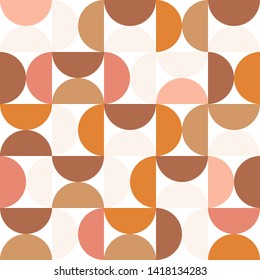Afiche de arte minimalista geométrico con formas y figuras simples. Diseño abstracto de patrones vectoriales en estilo escandinavo para marca, banner web, negocios, moda, impresiones en tela