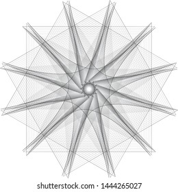 Geometry minimalistic artwork poster with simple shape and figure