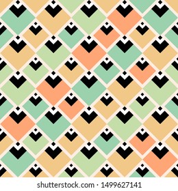 Geometry minimalistic artwork poster with simple shapes and figures. Abstract vector pattern design in Scandinavian style for branding, web banner, business, fashion, prints on fabric