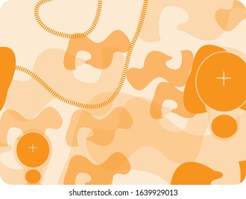 Geometry minimalistic artwork poster with simple shape and figure. Abstract vector pattern design in Scandinavian style for web banner, business presentation, branding package, fabric print, wallpaper