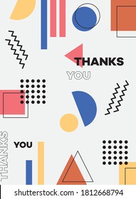 Geometry Minimalistic Artwork Poster with Simple Shape and Figure. Abstract Vector Pattern Design in Scandinavian Style for Web Banner. Business Presentation. Branding Package. Fabric Print. Wallpaper