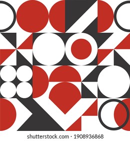 Geometry minimalistic artwork poster with simple shape and figure. Abstract vector pattern design for web banner, business presentation, branding package, fabric print, wallpaper.