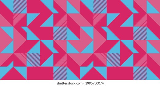 Geometry minimalistic artwork poster with simple shape and figure. Abstract vector pattern design in Scandinavian style for web banner, business presentation, branding package, fabric print, wallpaper