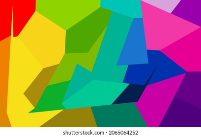 Geometry minimalistic artwork poster with simple shape and figure. Abstract vector pattern design  for web banner, business presentation, branding package, fabric print, wallpaper, etc.
