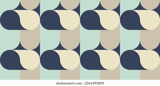 Afiche de arte minimalista geométrico con forma y figura simple, cubiertas geométricas, composiciones abstractas de formas, Vector.