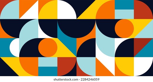 Geometry minimalistisches Kunstwerk Poster mit einfacher Form und Figur. Abstraktes Vektordesign im skandinavischen Stil für Web-Banner, Geschäftspräsentation, Branding-Paket, Stoffdruck, Bildschirmhintergrund