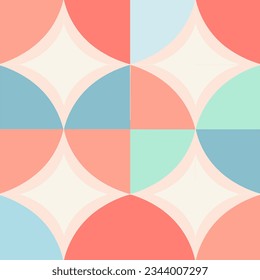 Geometrisches minimalistisches Kunstwerk-Poster mit einfacher Form