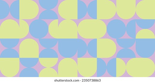 Geometry minimalistic artwork poster with simple shape and figure. Abstract vector pattern design in Scandinavian style for web banner, business presentation, branding package, fabric print, wallpaper
