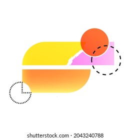 Geometry minimalistic artwork poster. Use for printing on textiles, t-shirt, cards, wrapping paper, poster, fabric print,wallpaper, branding package. Vector illustration. 
