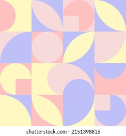 Geometry minimalistic artwork with simple shapes. Abstract vector pattern design in Scandinavian style for branding. illustration vector 10 eps.