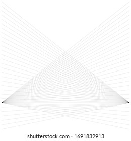 Fondo geométrico minimalista. Patrón de línea corporativa. Perspectiva abajo en blanco