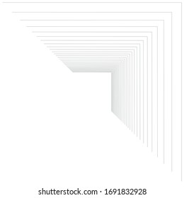 Geometry minimalistic background. Corporate line pattern. Square angle