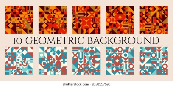 Geometry minimalistic background with simple shape. Abstract vector pattern design for web banner, business presentation, branding package, fabric print, wallpaper, dll.