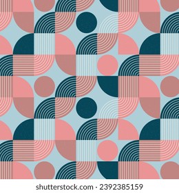 Geometry minimalistic composition template. Design for banner, flyers, print, poster, wallpaper, fabric. Abstract geometrical. Vector illustration.