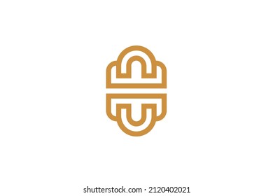 Geometry Modern Monoline Vector Logo