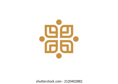 Geometry Modern Monoline Vector Logo