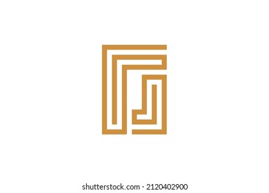 Geometry Modern Monoline Vector Logo