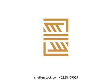 Geometry Modern Monoline Vector Logo